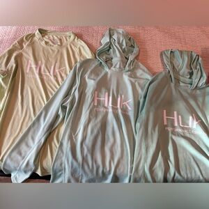 Huk Fishing Men’s Lot of 3 Shirts EUC Medium